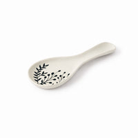 Lake House Collection Ceramic Etched Spoon Rest