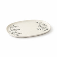 Lake House Collection Ceramic Etched Platter