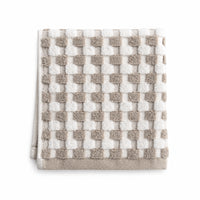 Evergreen Collection Pom Pom Face Washer - SAND