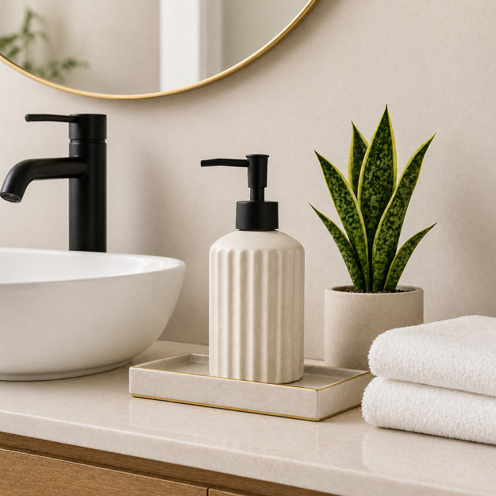 Evergreen Collection Soap Dispenser - SAND