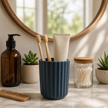 Evergreen Collection Tooth Brush Holder - BLUE