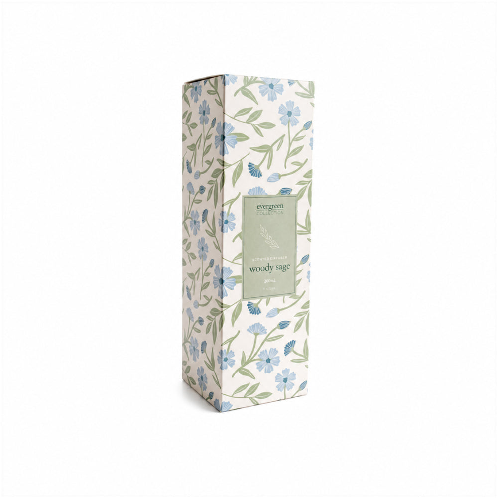 Evergreen Collection 200ml Diffuser - WOODY SAGE