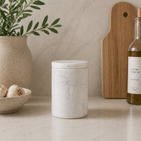 Evergreen Collection Marble Canister