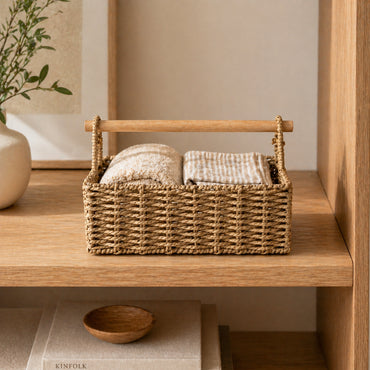 Evergreen Collection Woven Storage Caddy