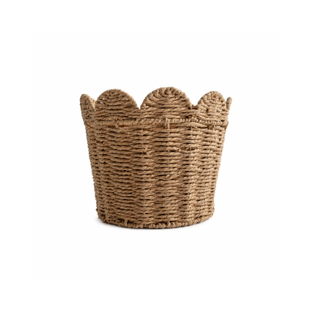 Evergreen Collection Woven Basket Bin