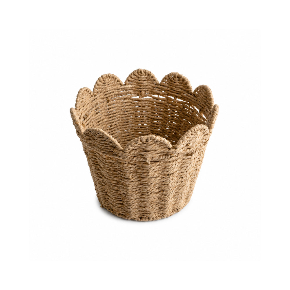 Evergreen Collection Woven Basket Bin