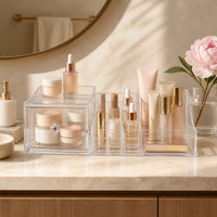 Evergreen Collection Makeup Storage with Drawer - LARGE