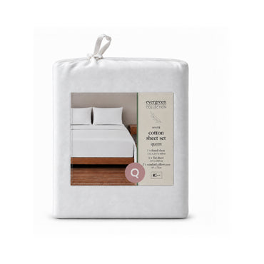 Evergreen Collection Sheet Set - WHITE