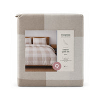Evergreen Collection Quilt Cover Set - GINGHAM