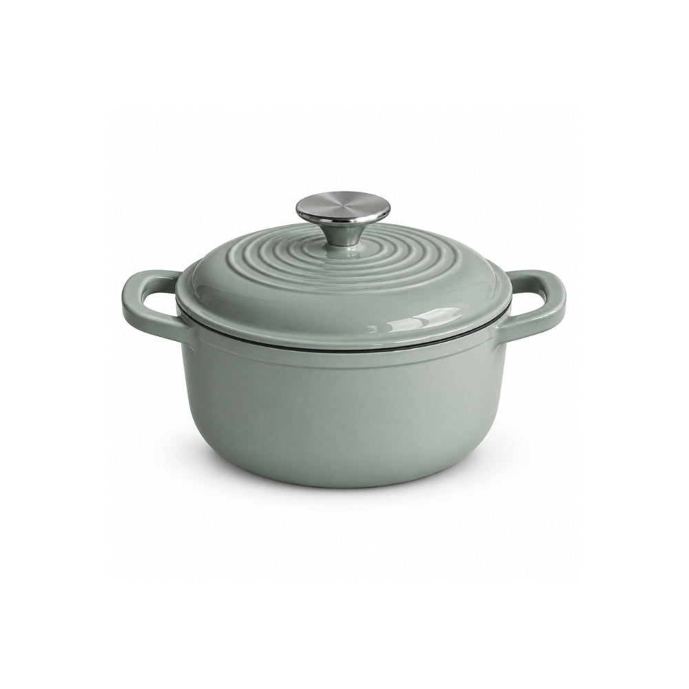 K&Co. Chef Series Cast Iron Dutch Oven 17.3cm - SAGE