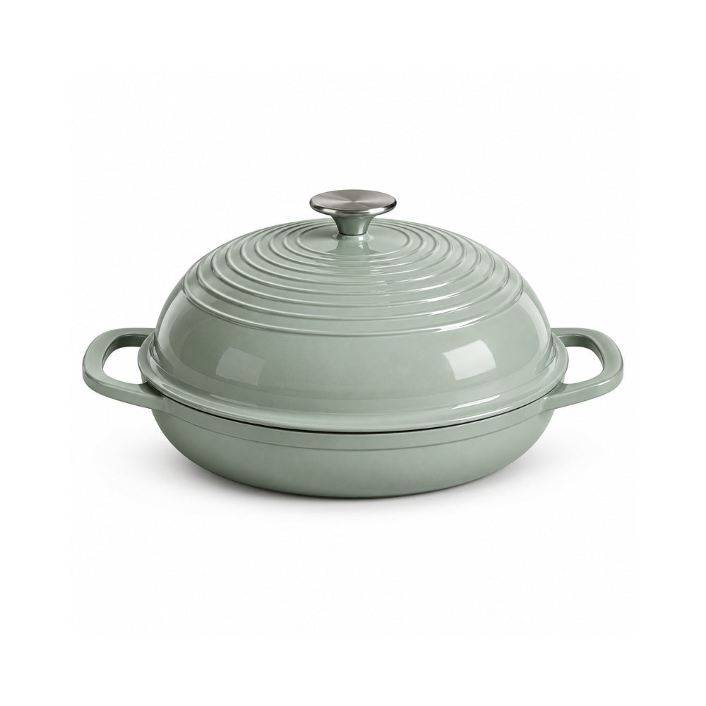 K&Co. Chef Series Cast Iron Bread Oven 28cm - SAGE