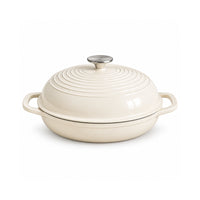 K&Co. Chef Series Cast Iron Bread Oven 28cm - CREAM
