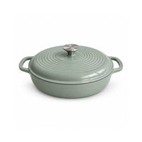 K&Co. Chef Series Cast Iron Braiser 30cm - SAGE
