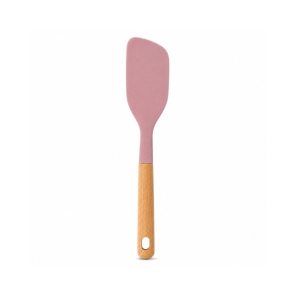 K&Co. Chef Series Wooden Handle & Silicone Spatula - PINK