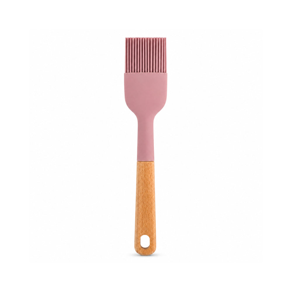 K&Co. Chef Series Wooden Handle & Silicone Oil Brush - PINK