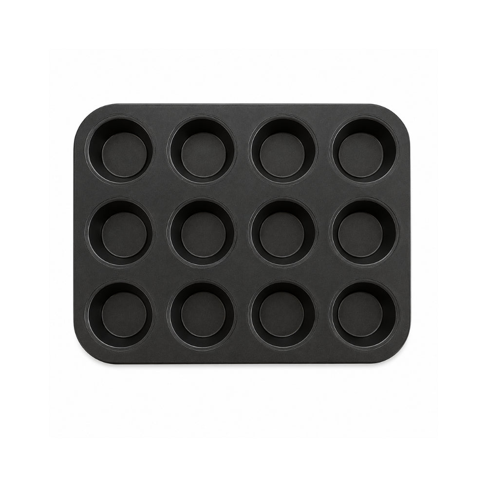 K&Co. Chef Series Muffin Tray 12 Cup  - PINK