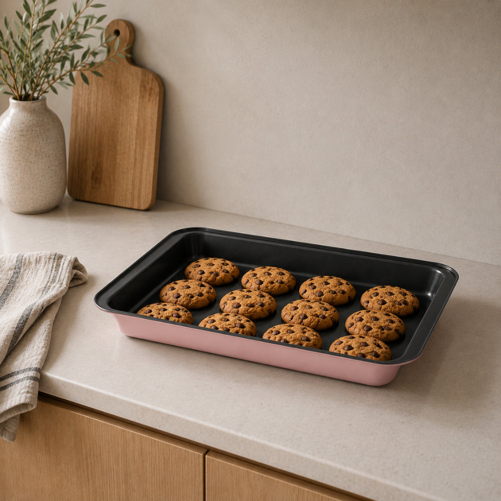 K&Co. Chef Series Baking Tray Large  - PINK