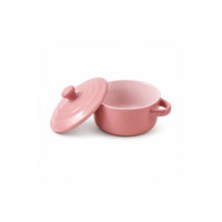 K&Co. Chef Series Ceramic Ramekins with Lid - PINK