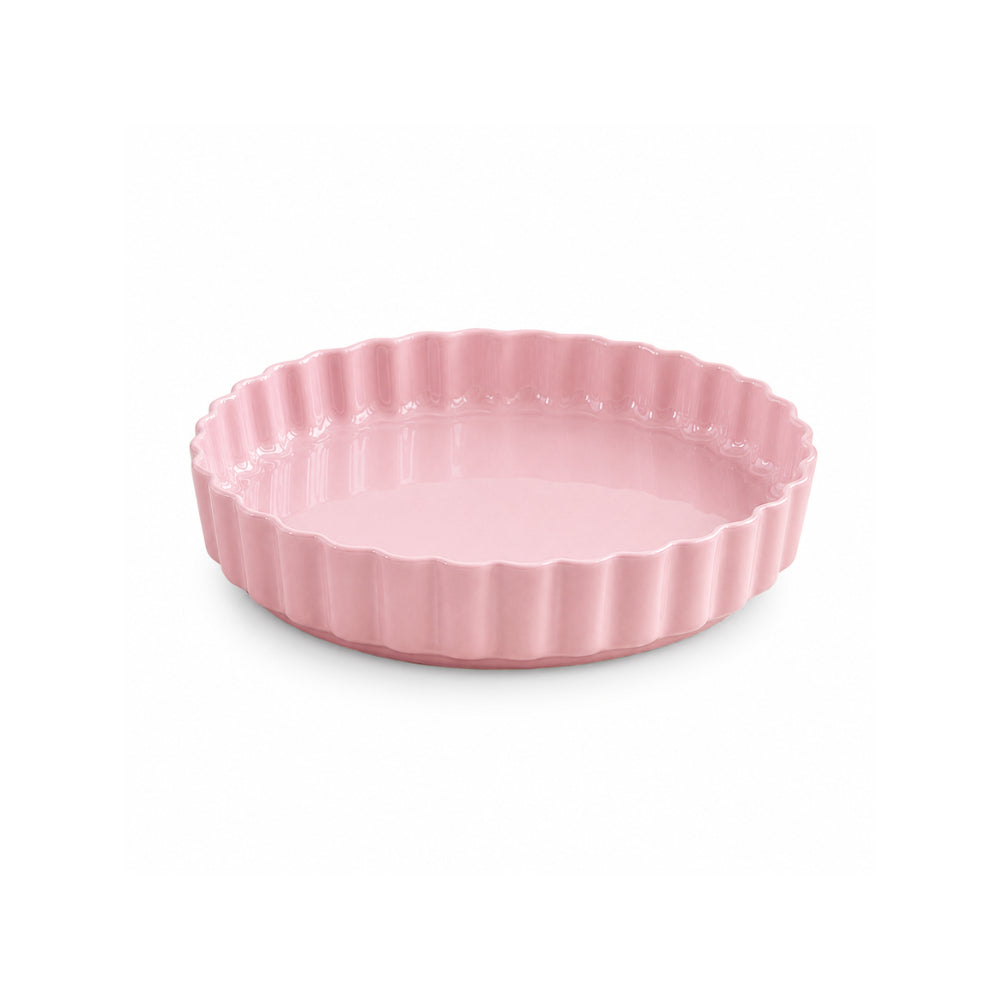 K&Co. Chef Series Ceramic Quiche Pan - PINK