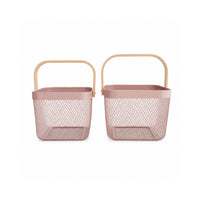 K&Co. Kitchen Storage Mesh Basket Small - PINK