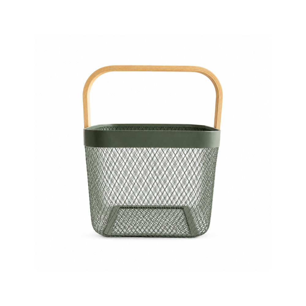 K&Co. Kitchen Storage Mesh Basket Small - SAGE