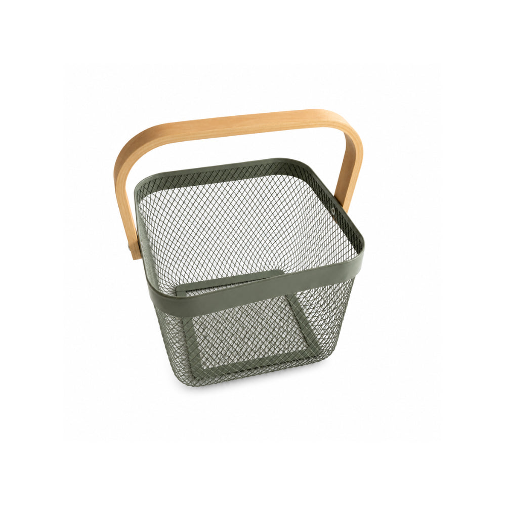 K&Co. Kitchen Storage Mesh Basket Small - SAGE