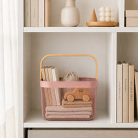 K&Co. Kitchen Storage Mesh Basket Medium - PINK