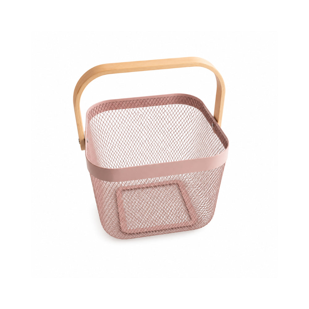 K&Co. Kitchen Storage Mesh Basket Medium - PINK