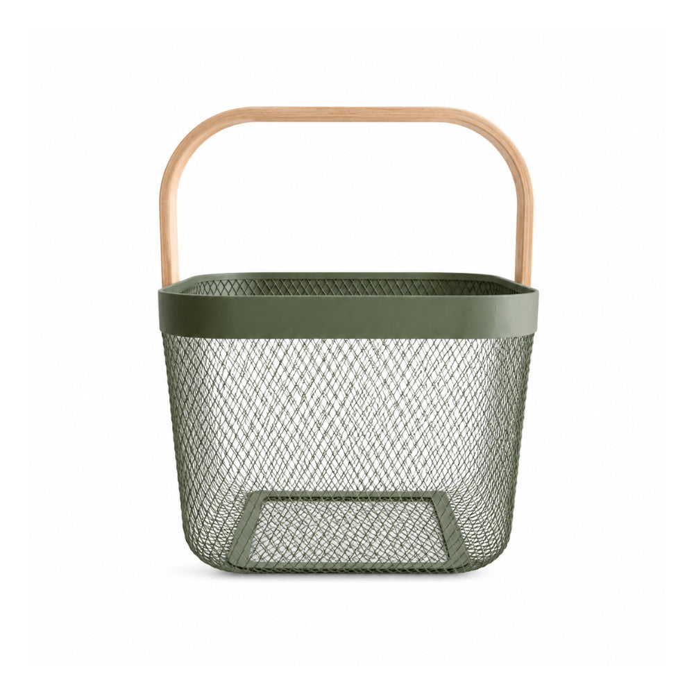 K&Co. Kitchen Storage Mesh Basket Medium - SAGE