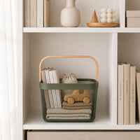 K&Co. Kitchen Storage Mesh Basket Medium - SAGE
