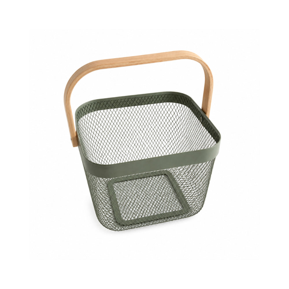 K&Co. Kitchen Storage Mesh Basket Medium - SAGE