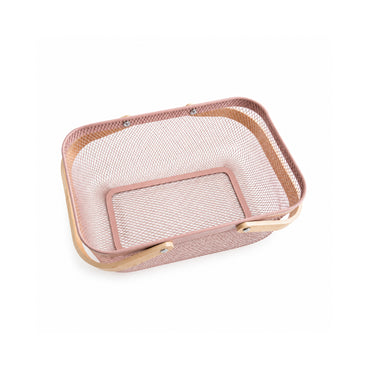 K&Co. Kitchen Storage Mesh Basket Large - PINK