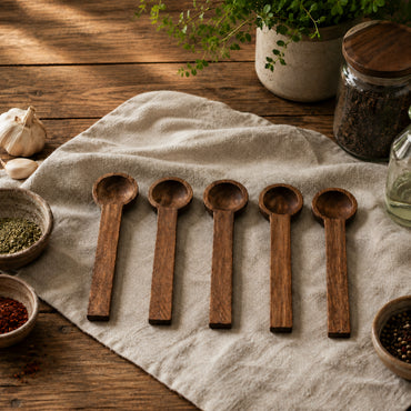 K&Co. Kitchen Storage Wooden Spoons 5pk