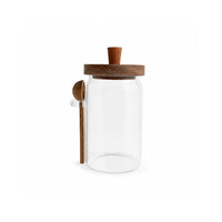 K&Co. Kitchen Storage Glass Canister with Spoon 850ml