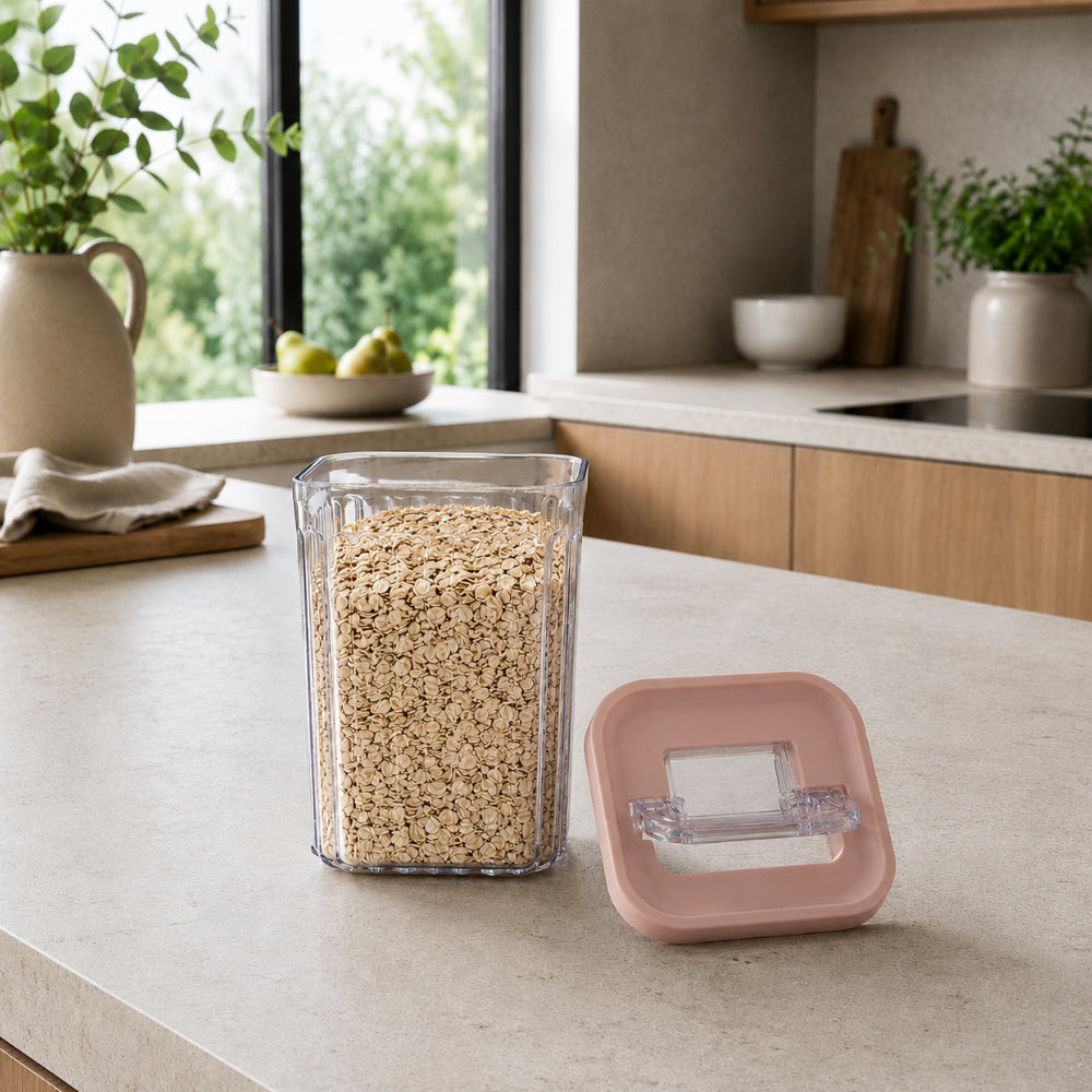 K&Co. Kitchen Storage Pantry Canister 950ml - PINK