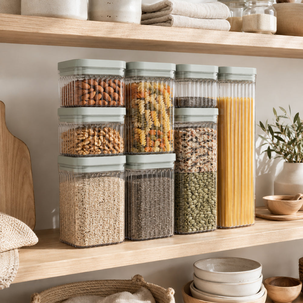 K&Co. Kitchen Storage Pantry Canister 8pk - SAGE