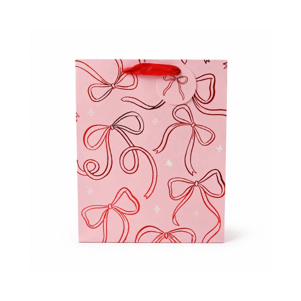 Christmas Small Gift Bag - BOWS