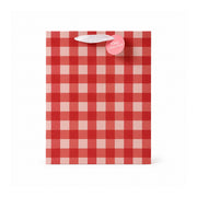 Christmas Extra-Large Gift Bag - GINGHAM CHERRY