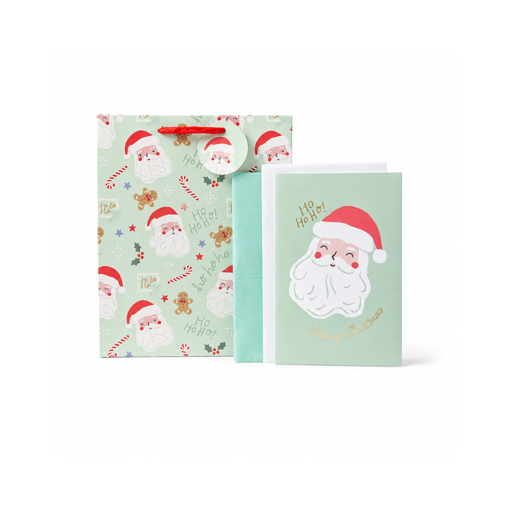 Christmas Small Gift Bag Set - SANTA