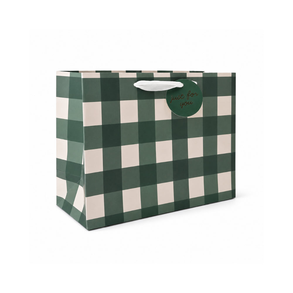 Christmas Medium Gift Bag Set - FOREST GREEN