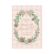 Christmas Greeting  Card - FESTIVE WREATH