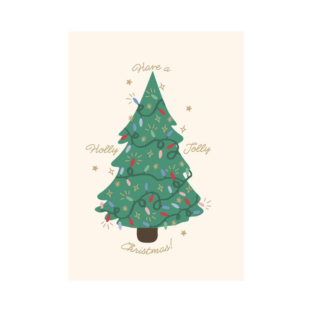 Christmas Greeting  Card - JOLLY