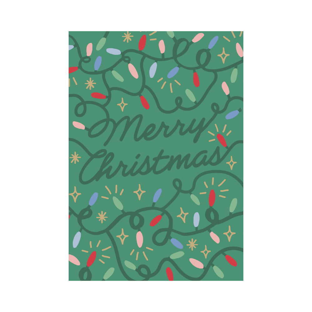 Christmas Greeting  Card - LIGHTS