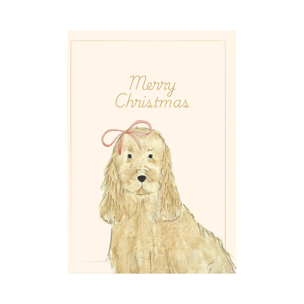 Christmas Greeting  Card - GOLDEN
