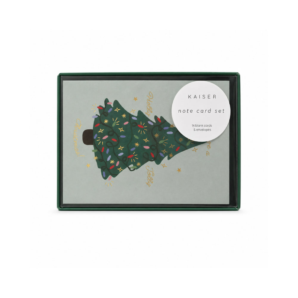 Christmas Notecard Set - HOLLY JOLLY