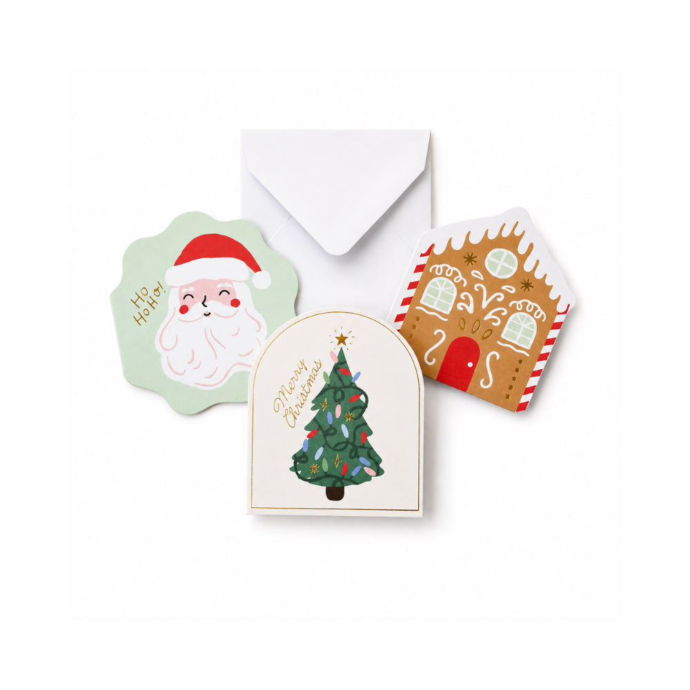 Christmas MiniChristmas Notecard Set - HO HO HO
