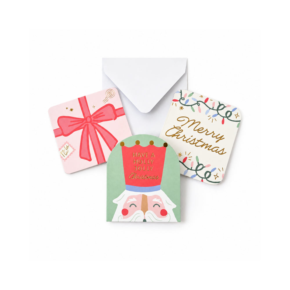 Christmas MiniChristmas Notecard Set - JOLLY