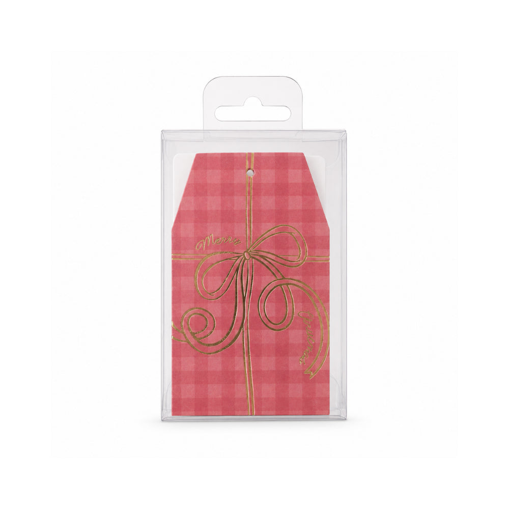 Christmas Gift Tags - GINGHAM PRESENT