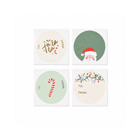 Christmas Wrap Stickers - FESTIVE CHEER