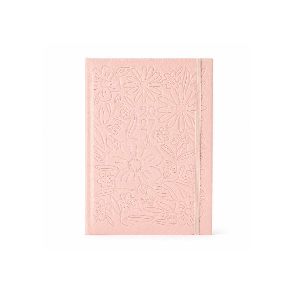 2027 A5 Weekly Diary - DARLING BOUQUET